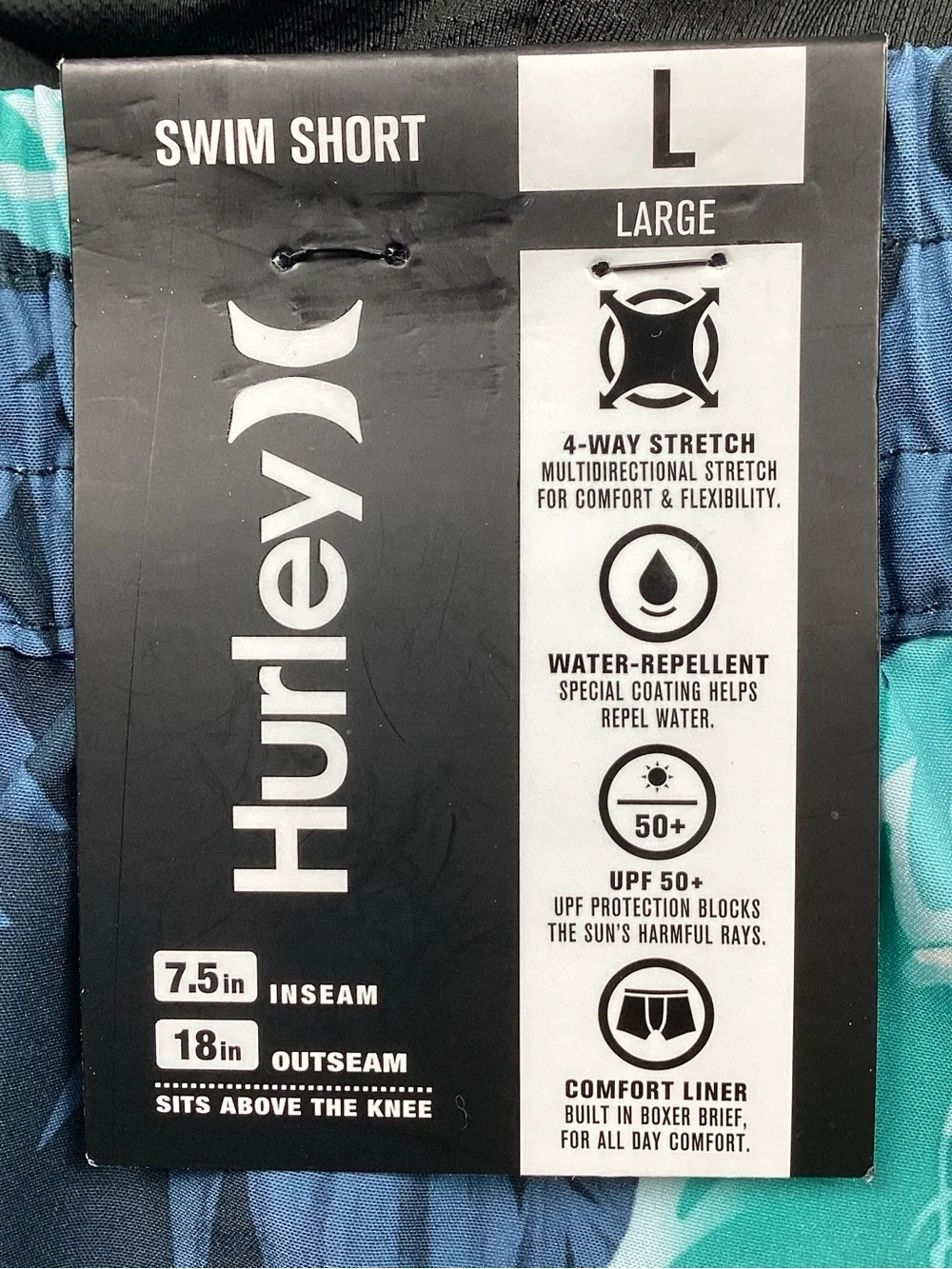 Hurley Men’s Atmosphere Volley Swim Shorts Trunks Large NEW! Retail $50